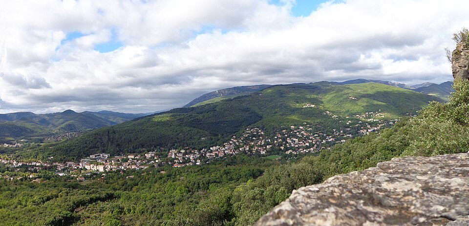 Lamalou — les — Bains panorama
