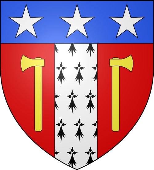 Blason de Bains-sur-Oust