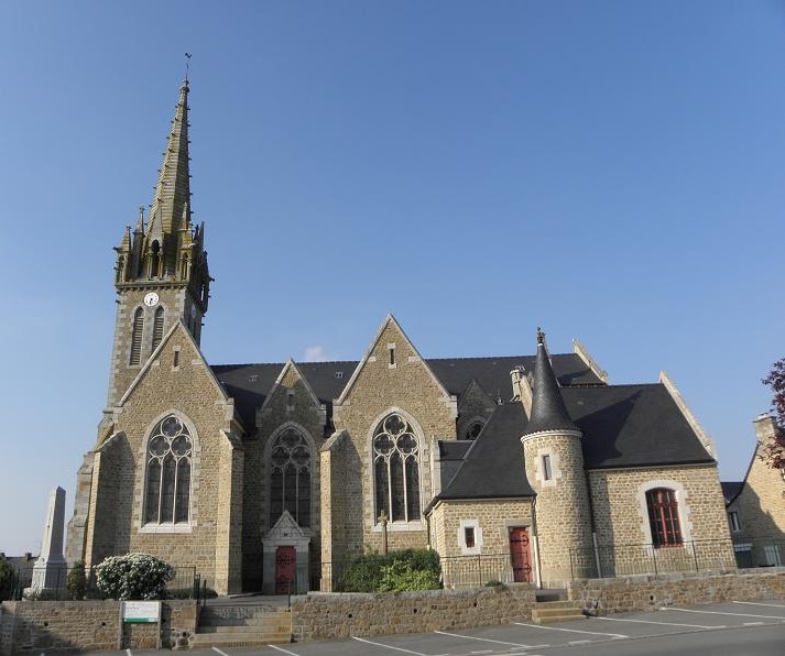 La Bazouge — du — Désert (35) Église 01