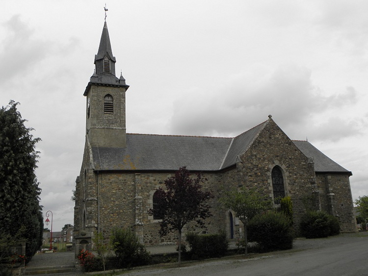 Trimer (35) Église Saint — Michel et Saint — Amand — Extérieur — 01