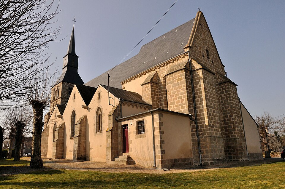 Crevant (Indre) — Eglise St — Aubin
