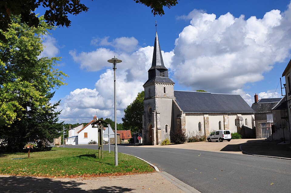Malicornay (Indre) — Place de l'église