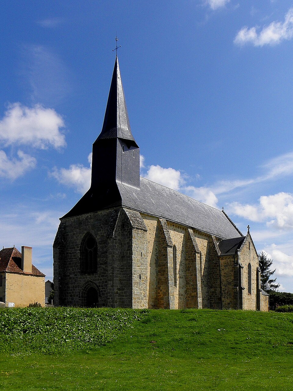 Parnac (36) Église Saint — Martin 01