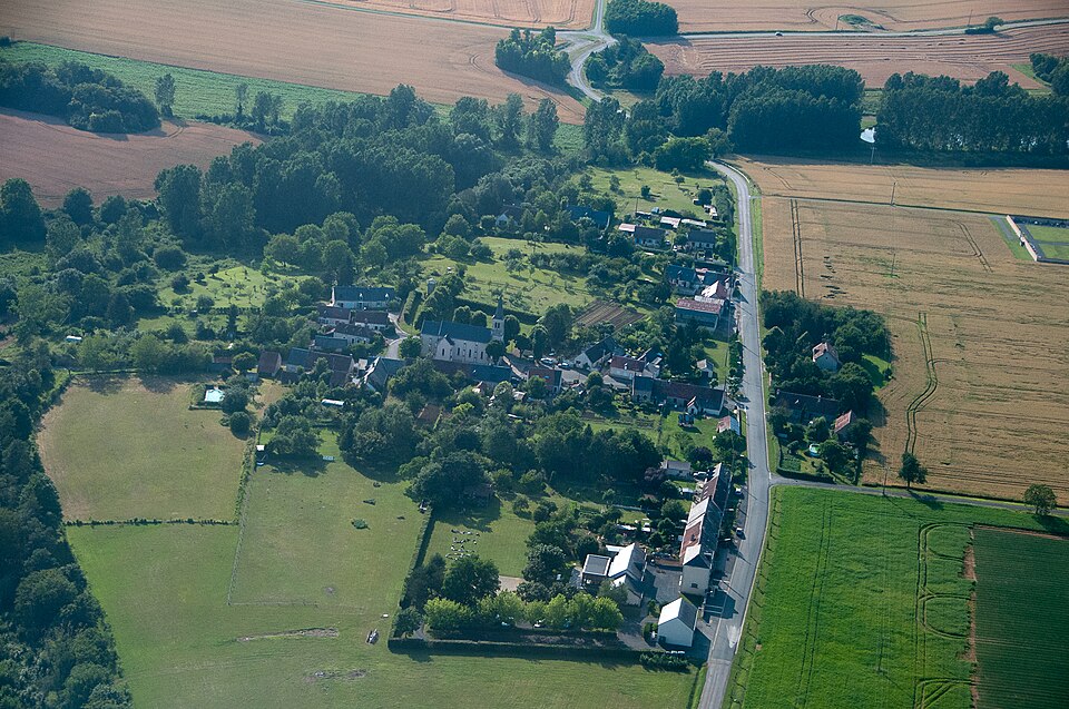 Vue aerienne Sainte — Fauste