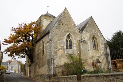 Le chêne de l'église St Didier à Cheillé