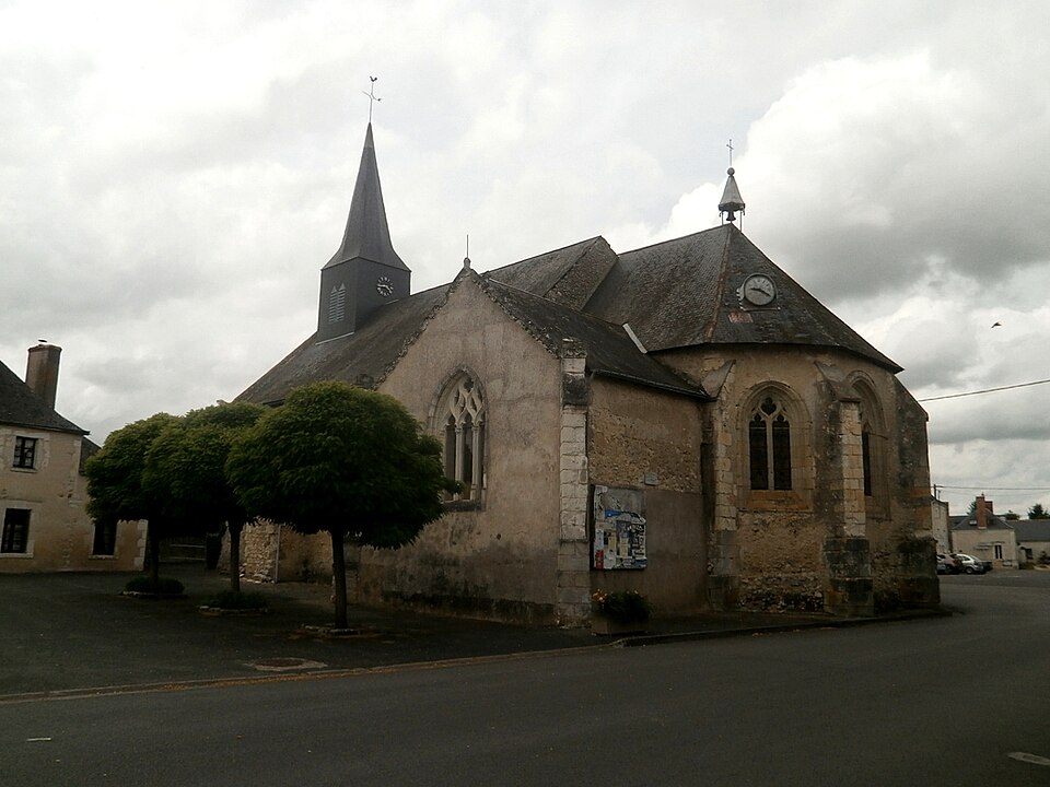 Courcelles — de — Touraine église