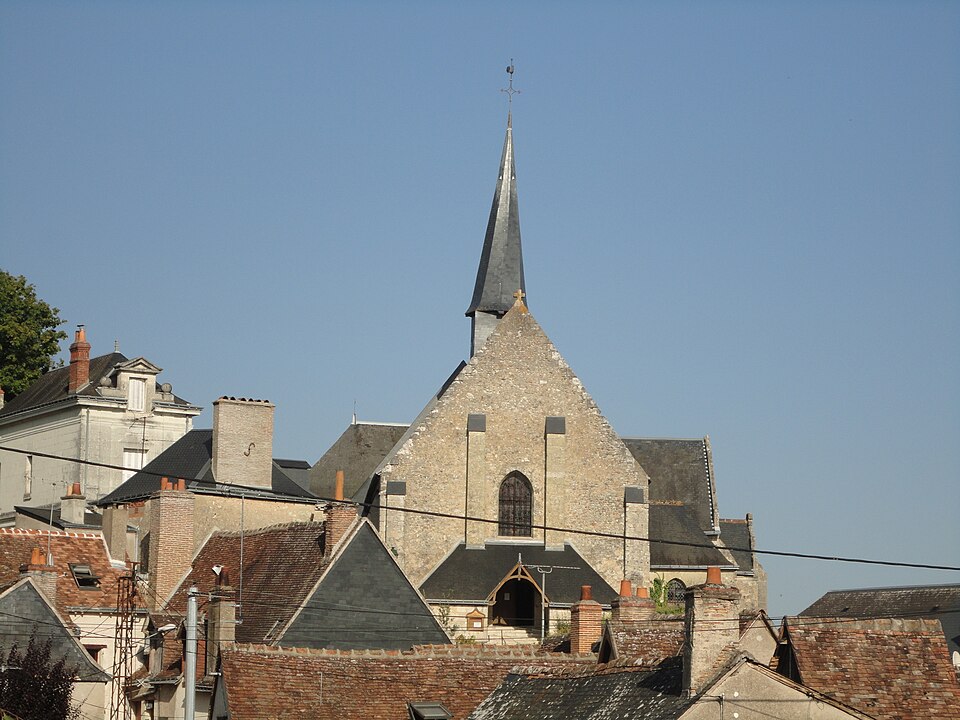 Vue de l'église de Reugny