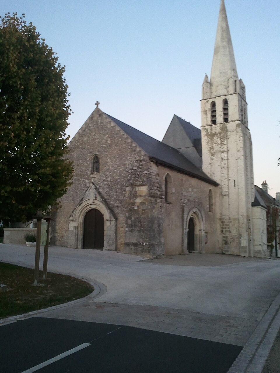 Eglise Saint — Quentin, Saint — Quentin — sur — Indrois