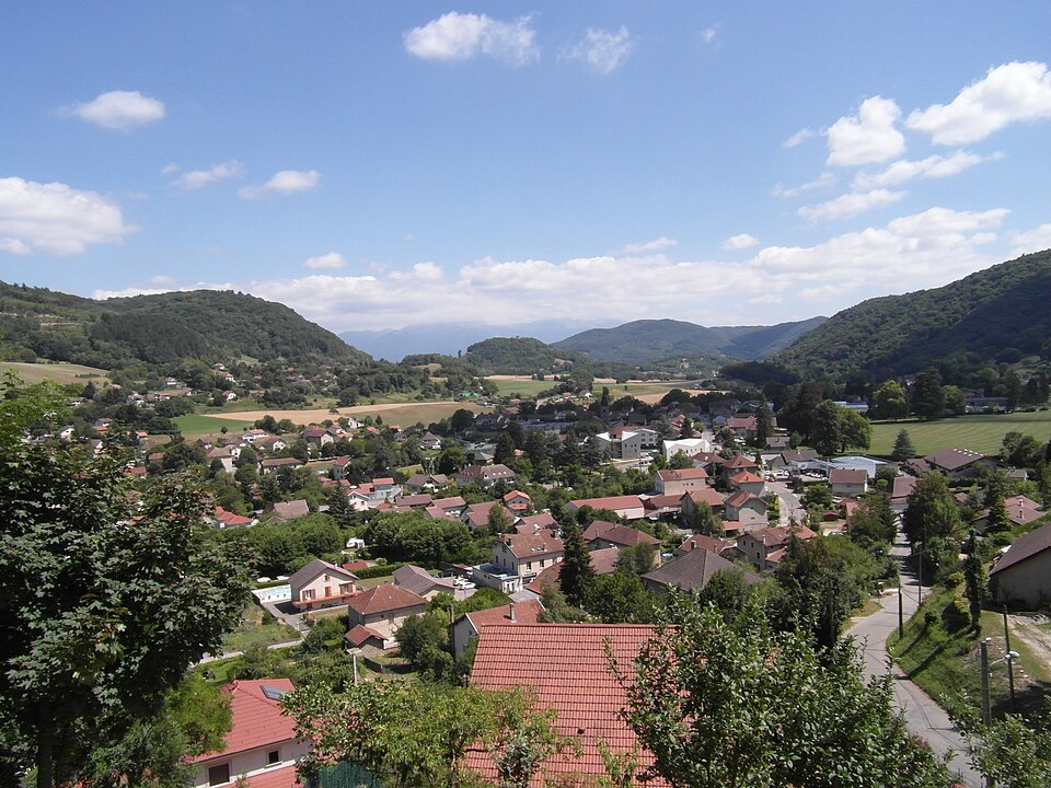 Vue de Charavines vers Clermont