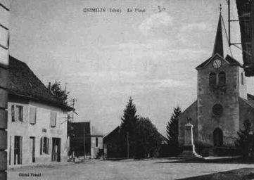 Chimilin — la place de l'église
