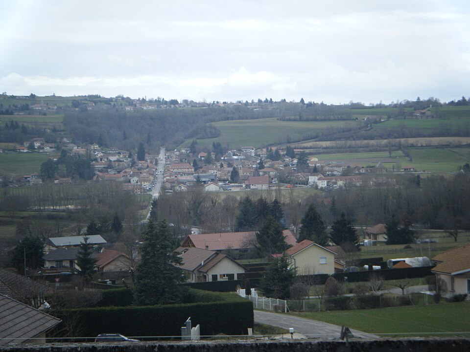 Vue sur Biol depuis Montrevel