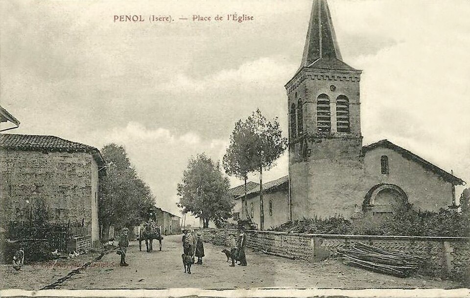 Penol, place de l'église