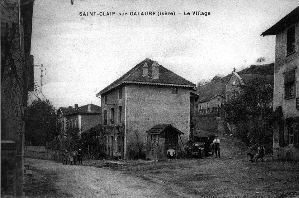 Saint — Clair — sur — Gallure, le village, 1912, p195 de L'Isère les 533 communes — photo Jacourt, Saint — Donat