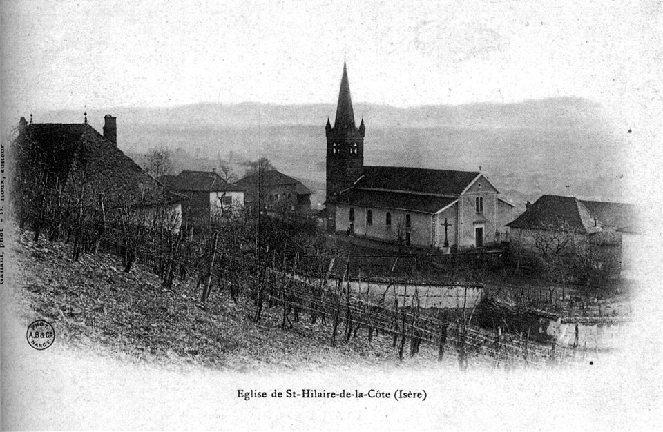 Saint — Hilaire — de — la — Cote, église, 1904, p203 de L'Isère les 533 communes — Gallant phot, D Roux édit