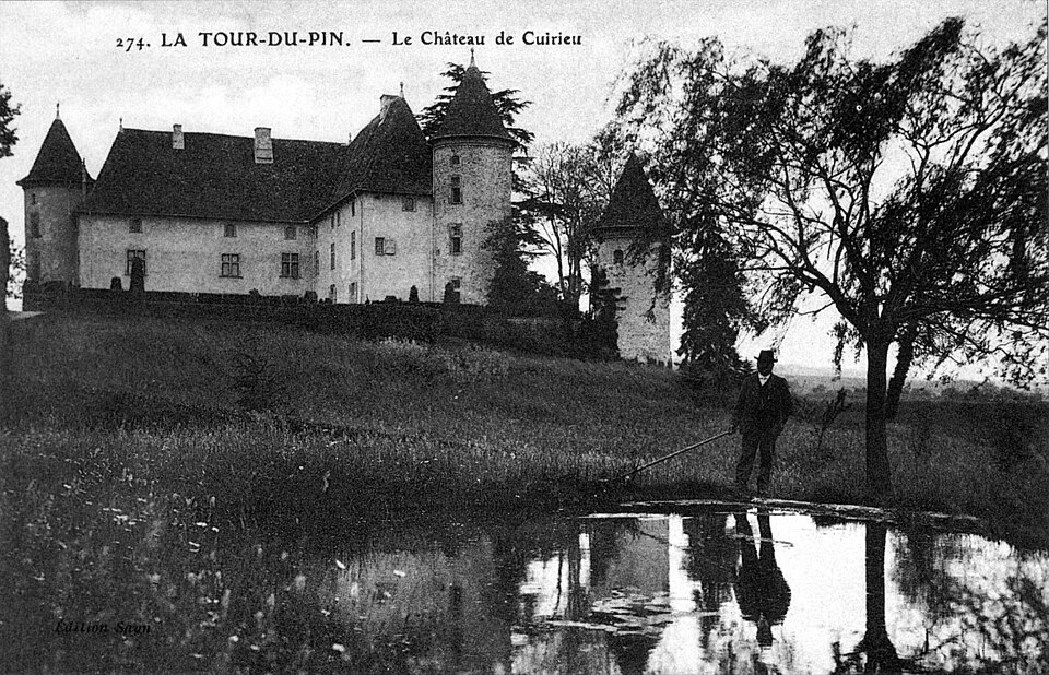 Château de Cuirieu, p122 L'Isère 1900 — 1920 — edition Sayn
