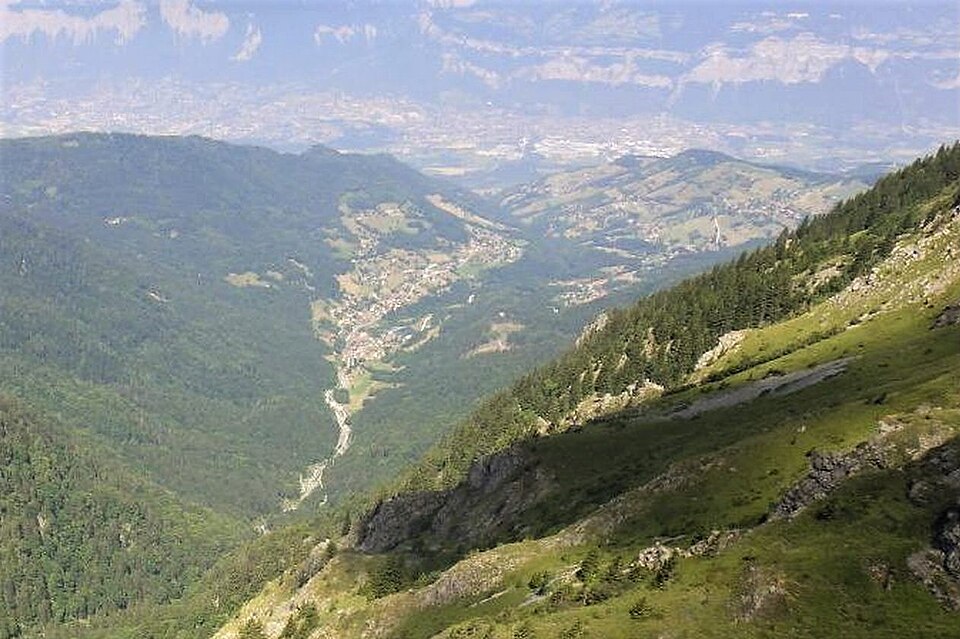 Saint Mury — Monteymond, View from Refuge Jean Collet, June 2012 cropped