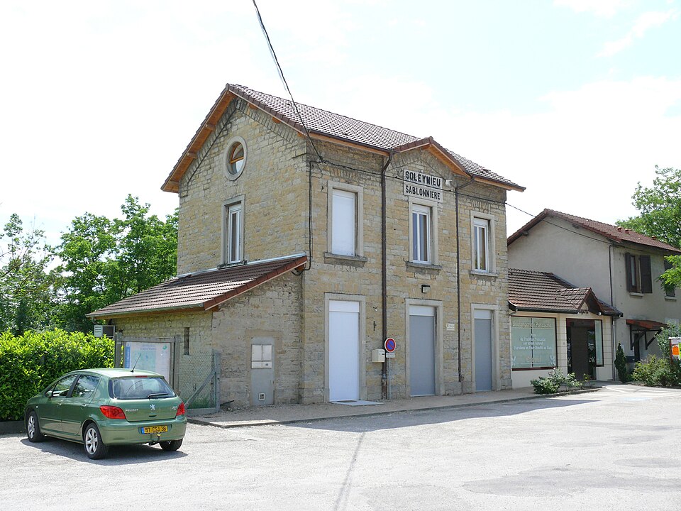 CFEL — La gare de Soleymieu — Sablonnière