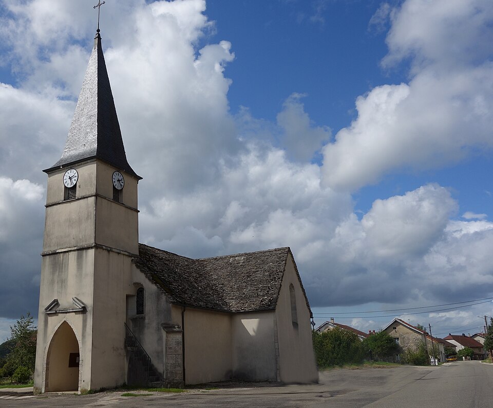 Charcier église Saint — Saturnin (XVIIIe s) — Jura