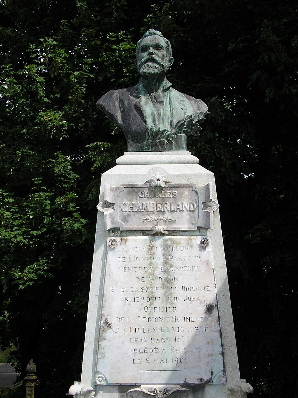 Tombe de Charles Chamberland
