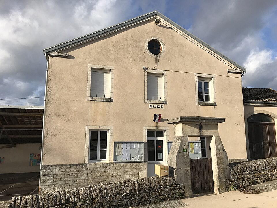 Image d'Évans (Jura, France) en janvier 2018 — 0