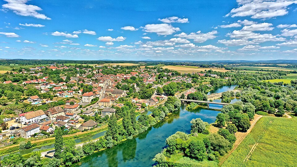Orchamps, le village au bord du Doubs