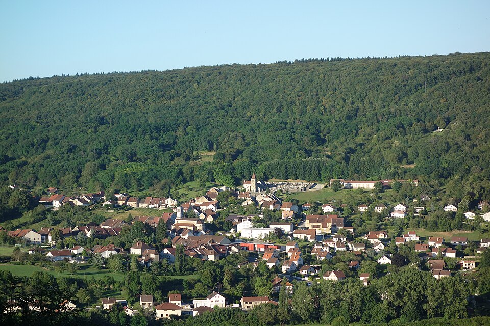 Vue sur Perrigny depuis Montaigu