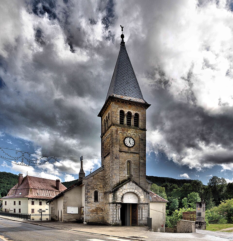 Eglise st antoine les planches en montagne