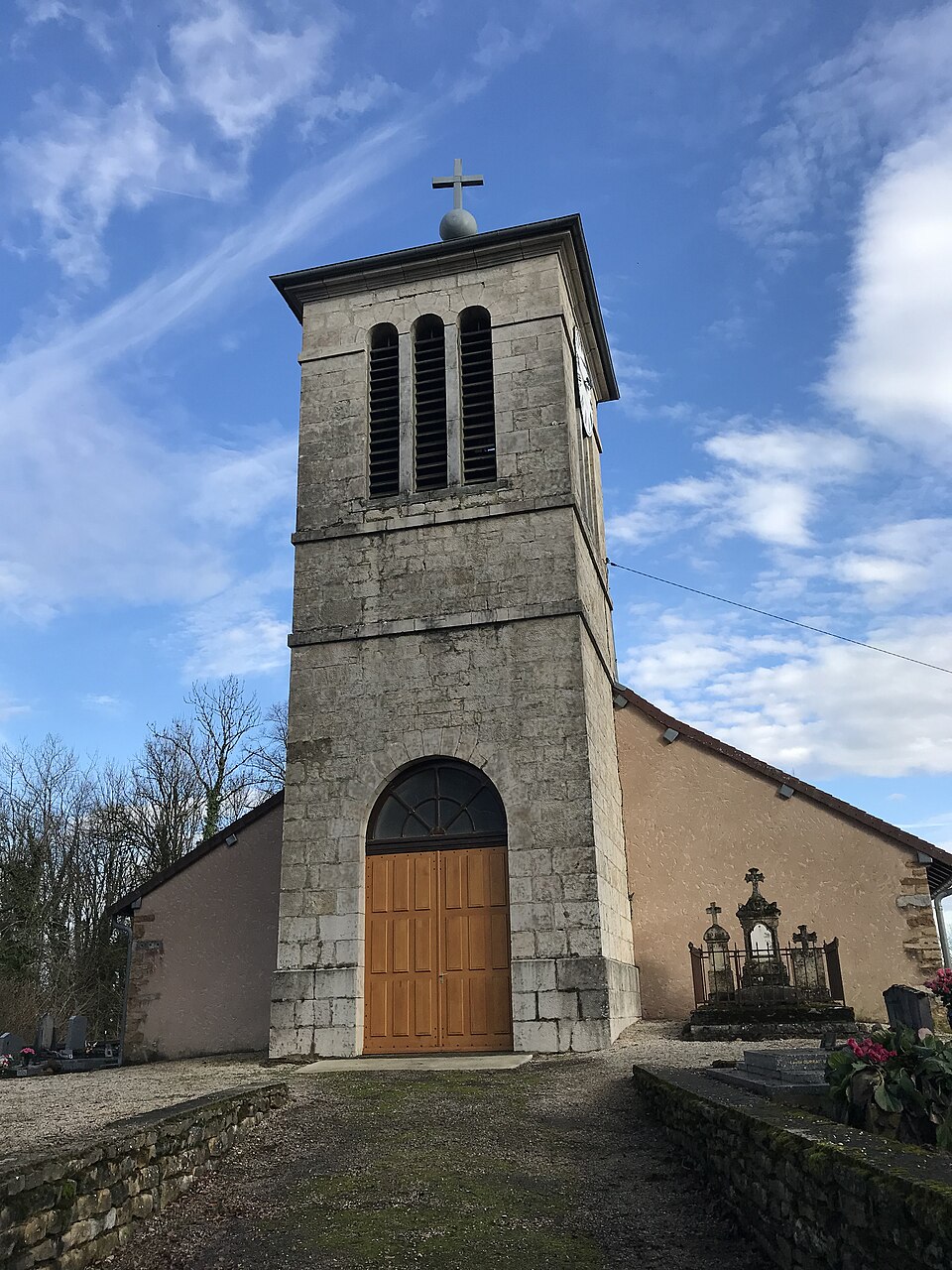 Sur la butte de Saint — Cyr — Montmalin (Jura, France) le 6 janvier 2018 — 15