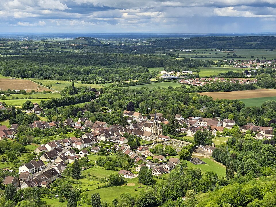 Voiteur, vue générale depuis Château — Chalon