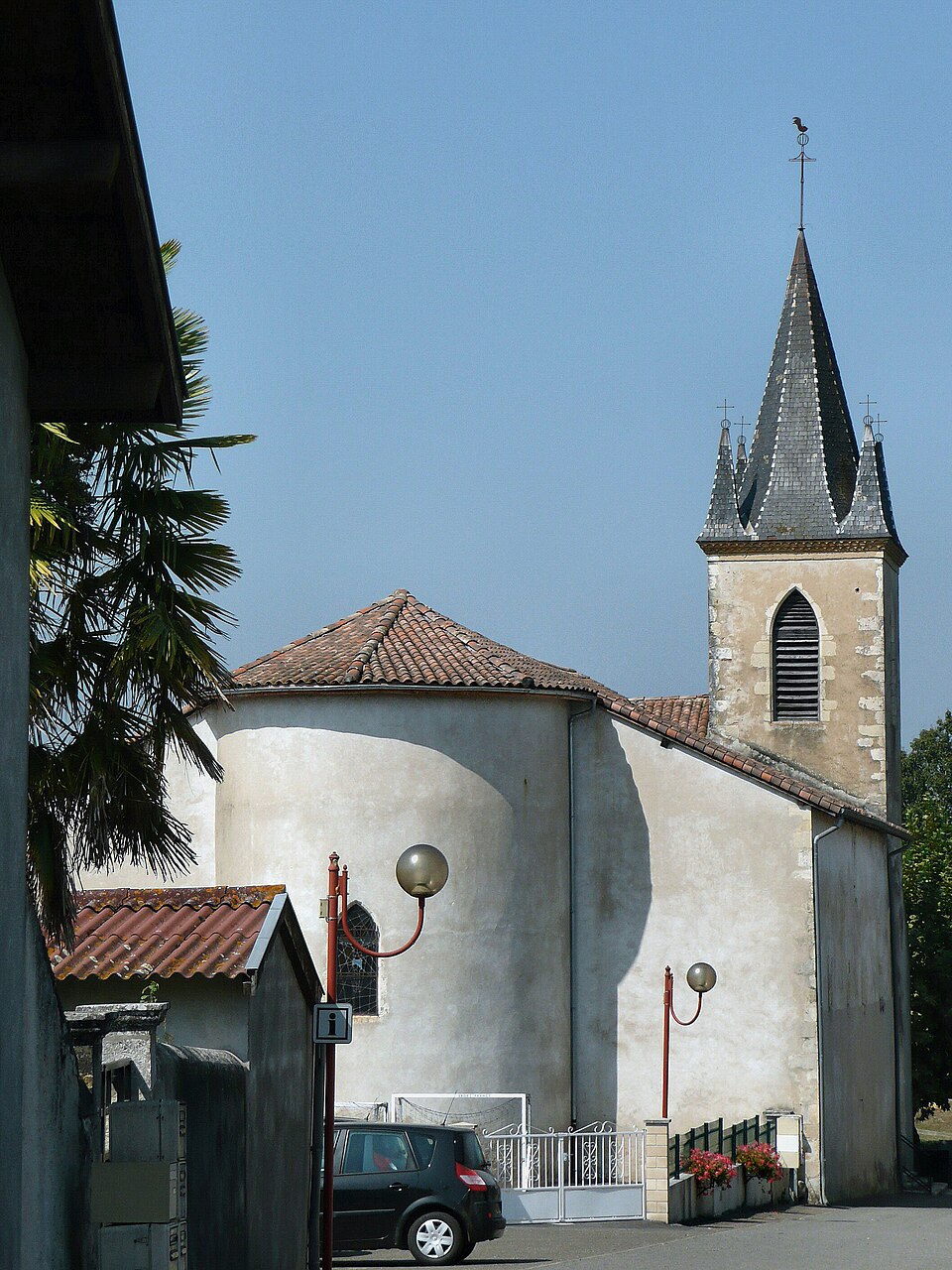 Montgaillard — Église (chevet)
