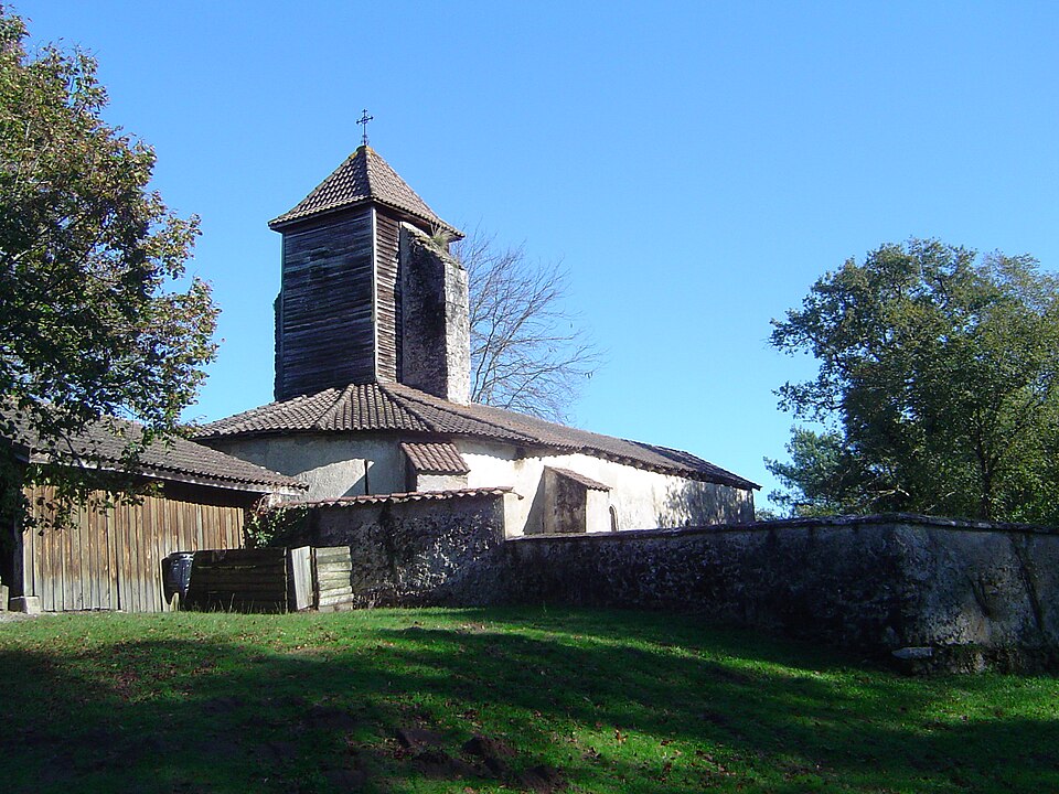 FR — 40 — St — Michel — Escalus —  — eglisa — St — Miquèu — de — Giure