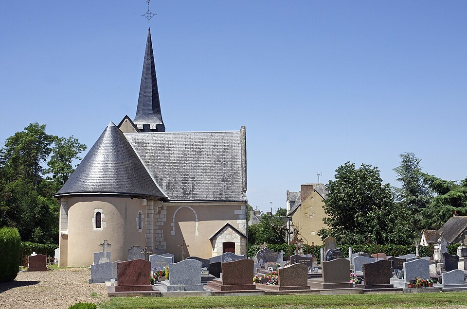 Ambloy (Loir — et — Cher) église Saint — Martin