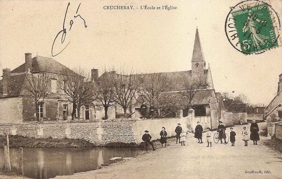 Crucherey Carte postale de 1911