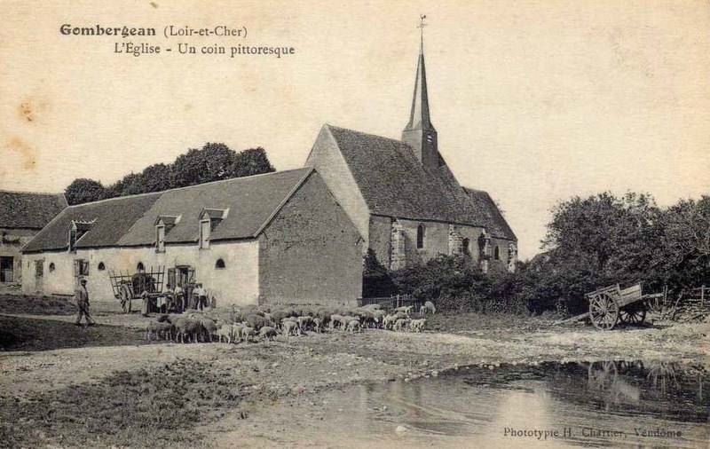 Gombergean Carte postale vers 1910