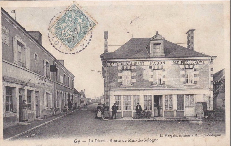 Gy — en — Sologne Carte postale 1907