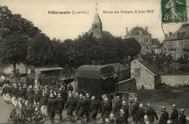 Villermain Carte postale 1912