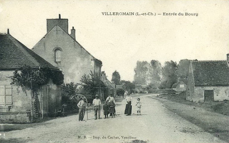 Villeromain Carte postale vers 1910