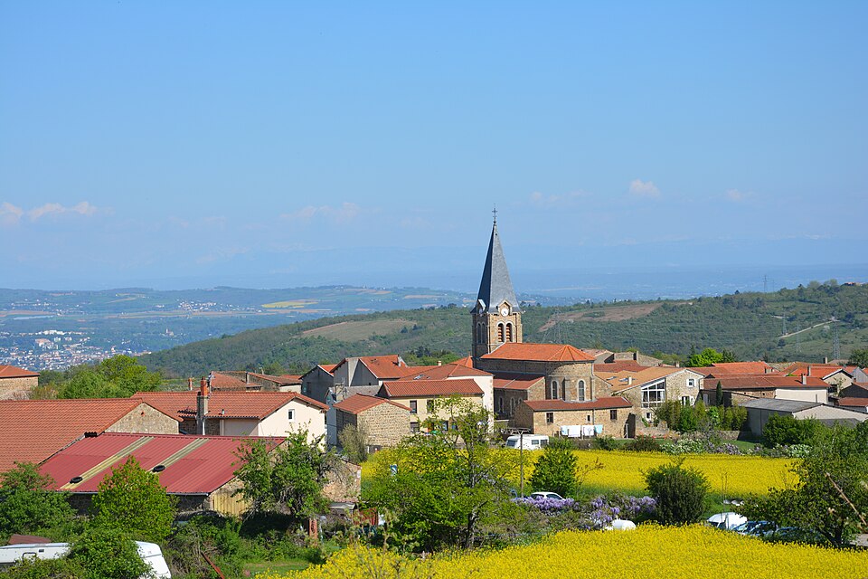 Vue du village de Bessey