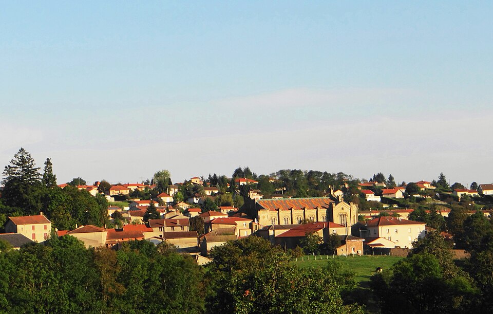 Neulise vue de la route de St Jodard