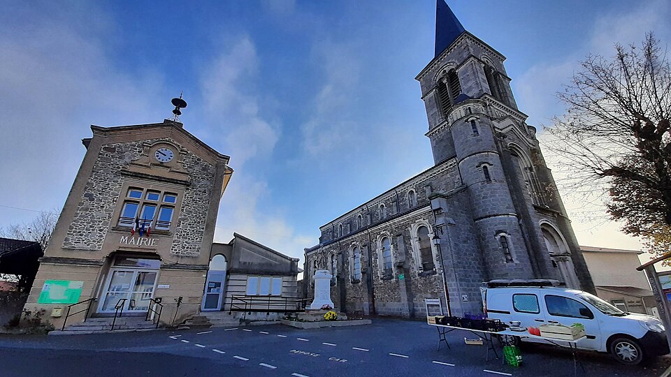 Marie et église de Saint — Barthélemy — Lestra