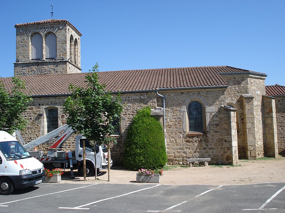 Saint — Georges — Hauteville (Loire, Fr), l'église