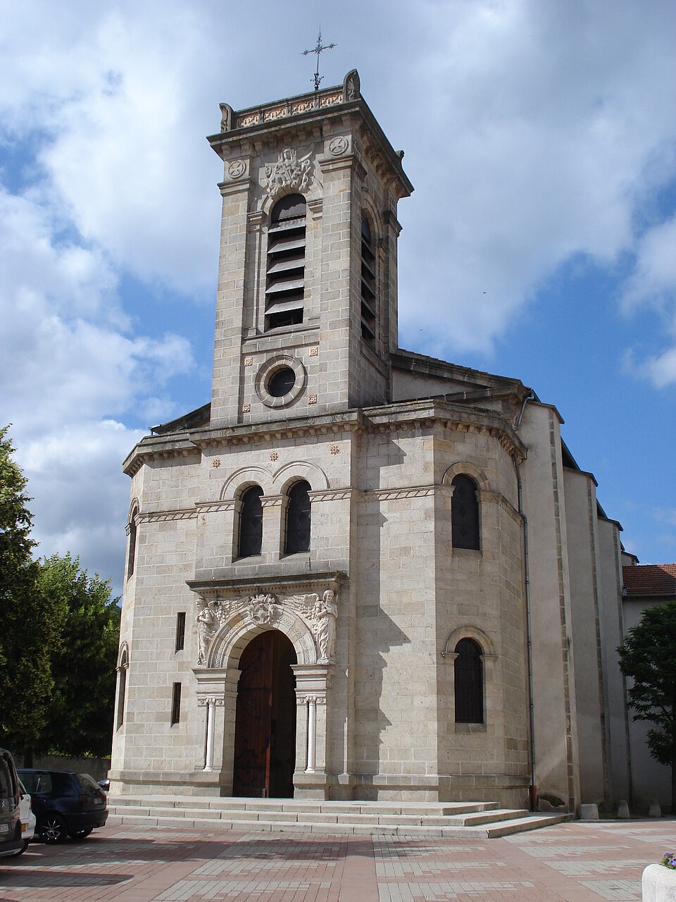 Brives — Charensac (Haute — Loire, Fr), l'église