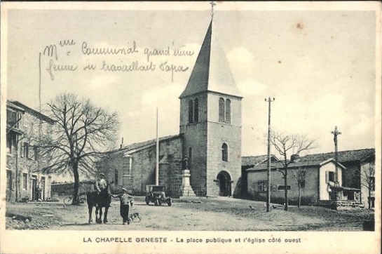 La Chapelle — Geneste Carte potale 1920