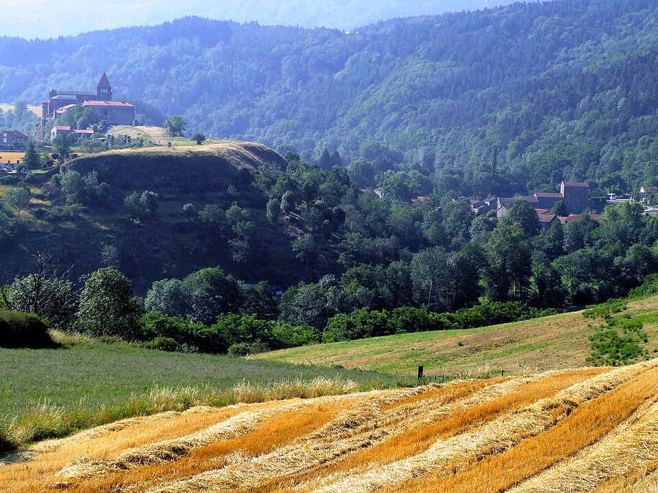 Chanteuges — Vue du site