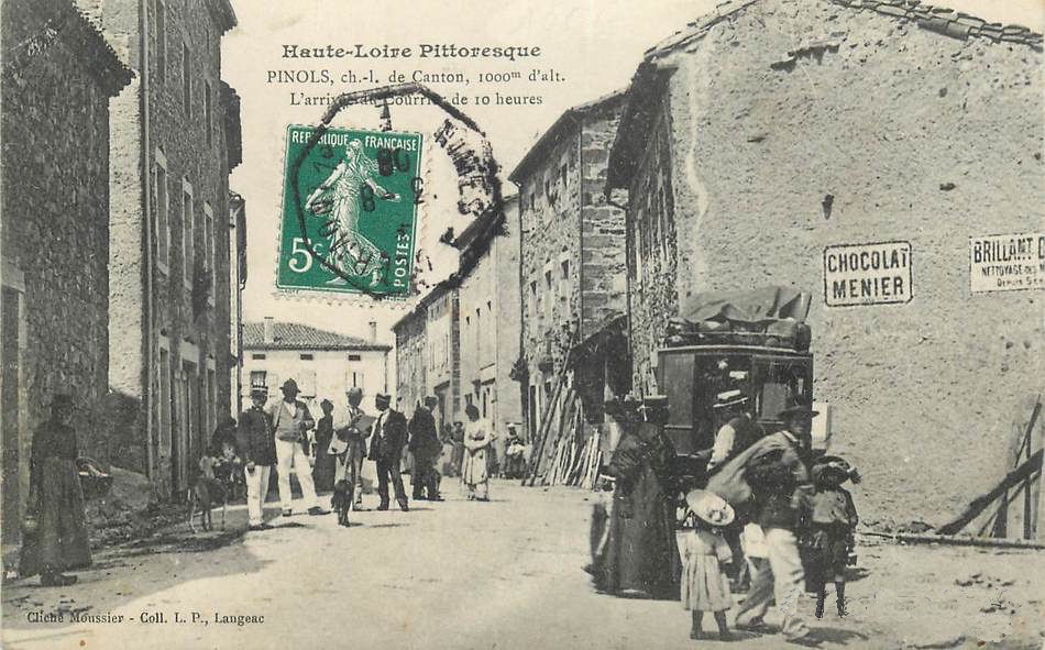 Pinols Carte postale 1908