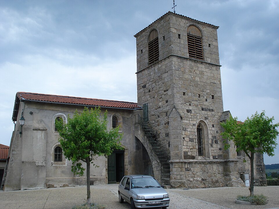 Saint — André — de — Chalancon (Haute — Loire, Fr), église