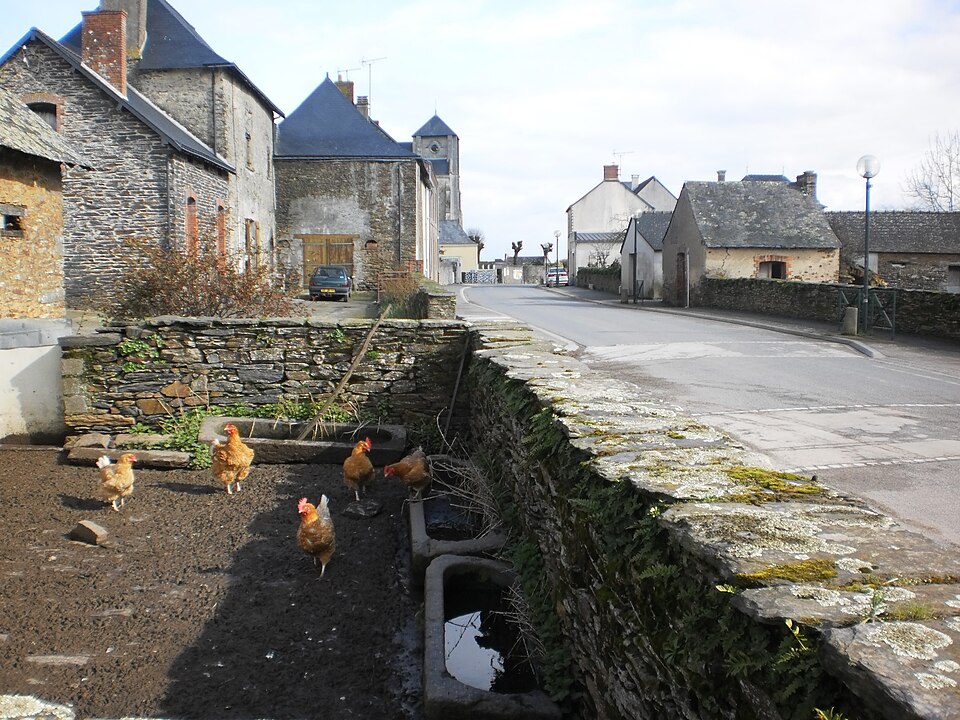 Juigné — des — Moutiers — rue du bourg