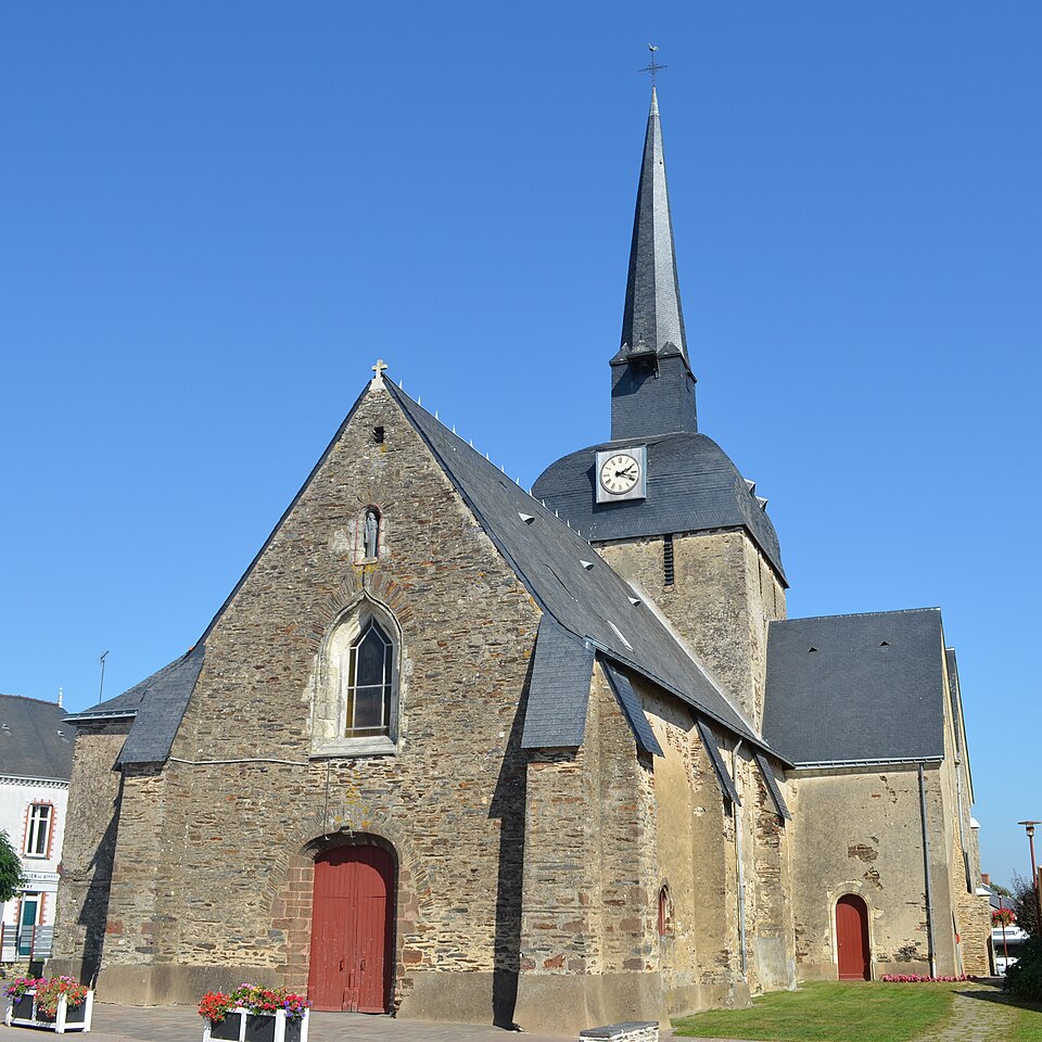 Église Saint — Jouin (vue rue 3) — Moisdon — la — Rivière