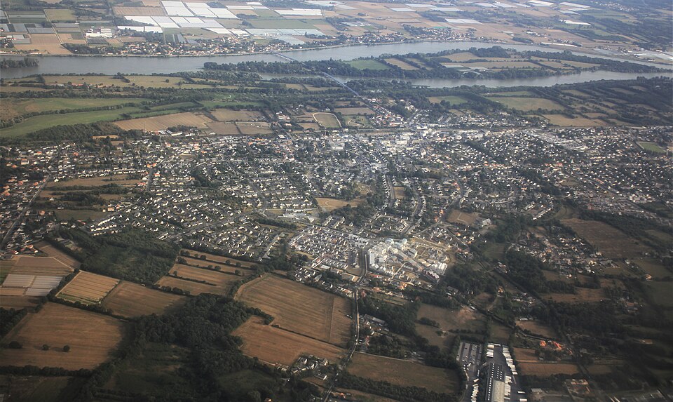 Thouaré — sur — Loire — vue d'avion — 2343