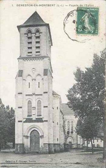 Geneston — façade de l'église